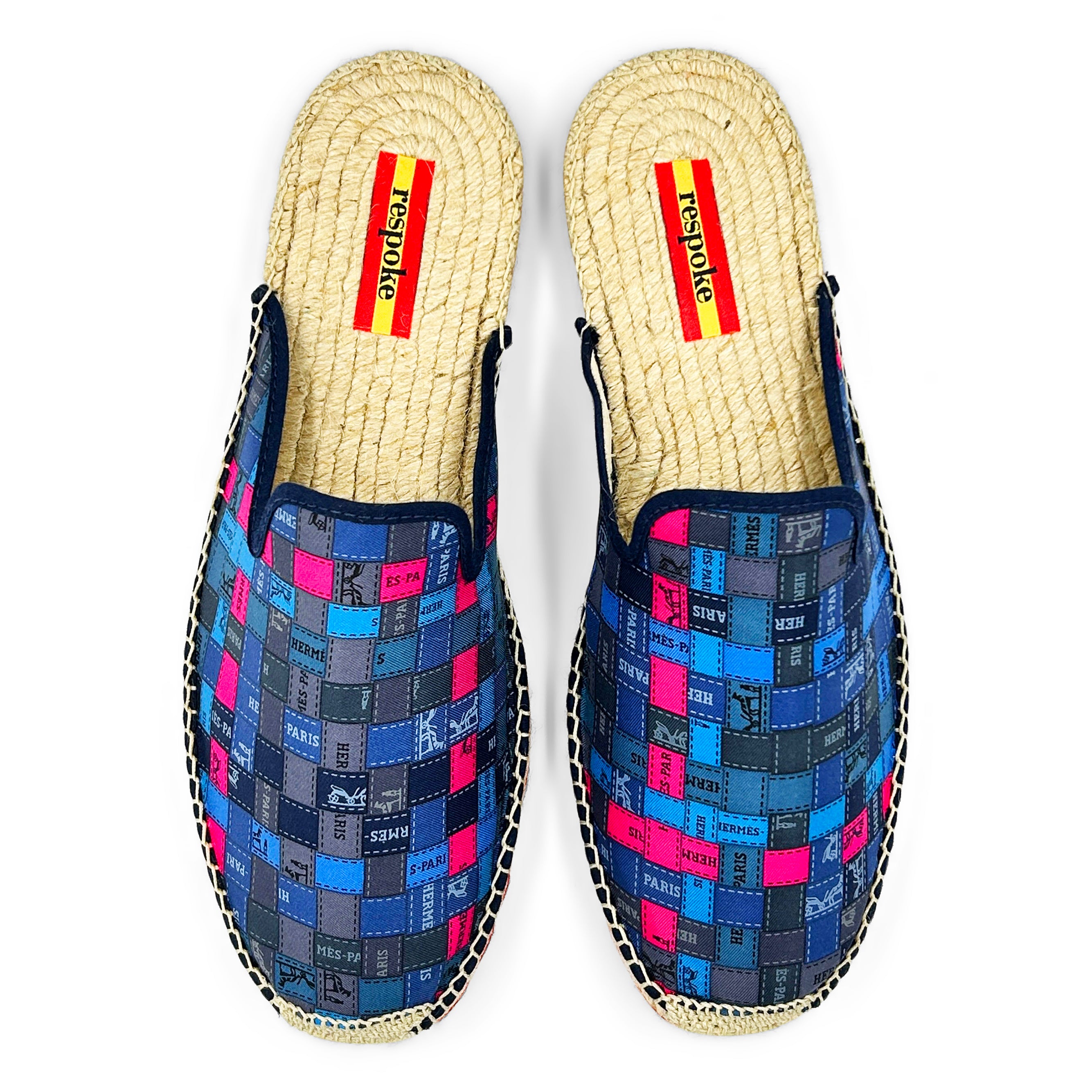 CARRE Navy Mule Espadrilles
