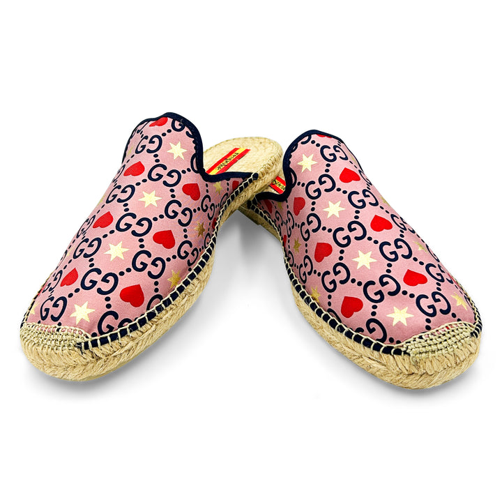 CUORE Pink Mule Espadrilles