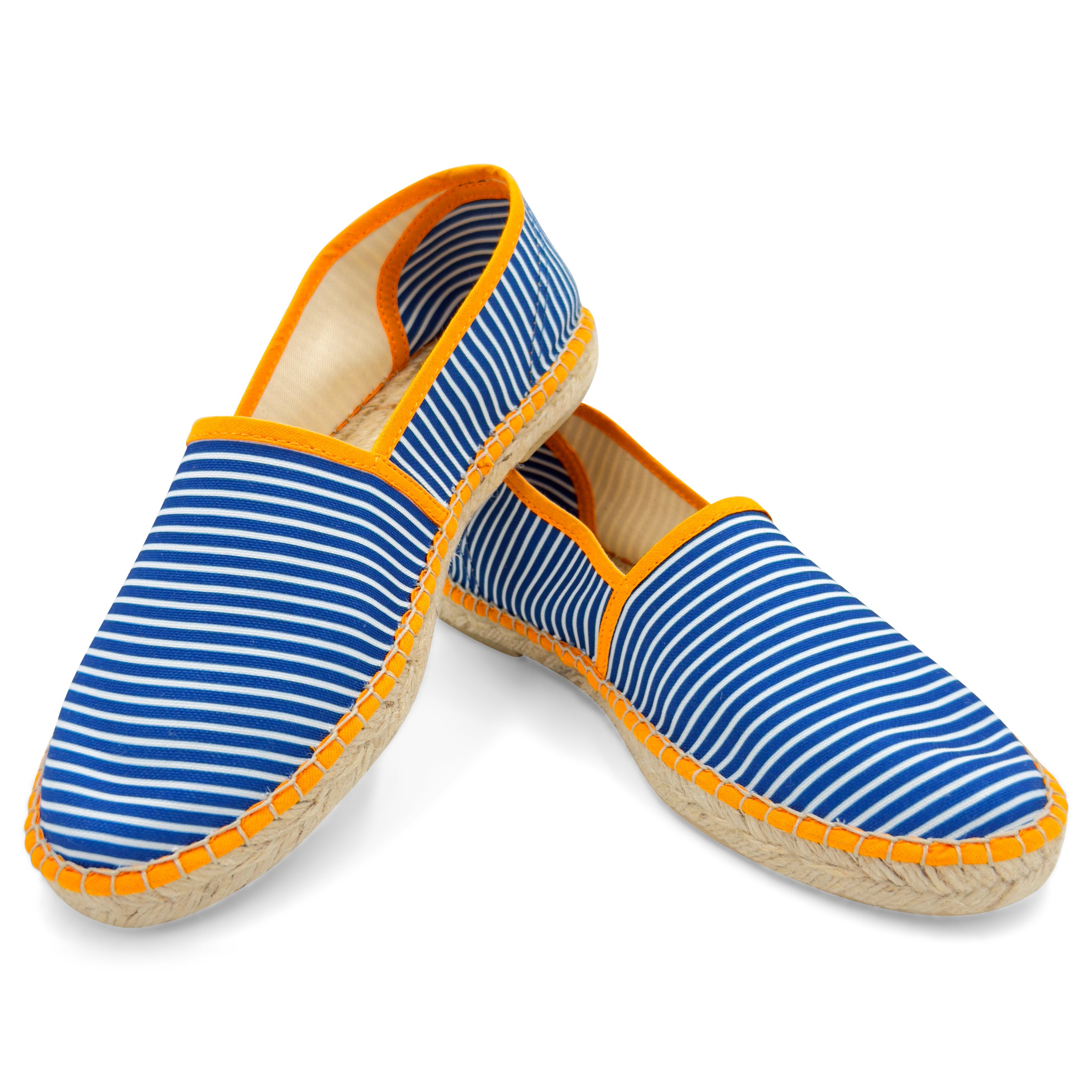 Re By Respoke Blue Pin Stripe Classic Espadrilles