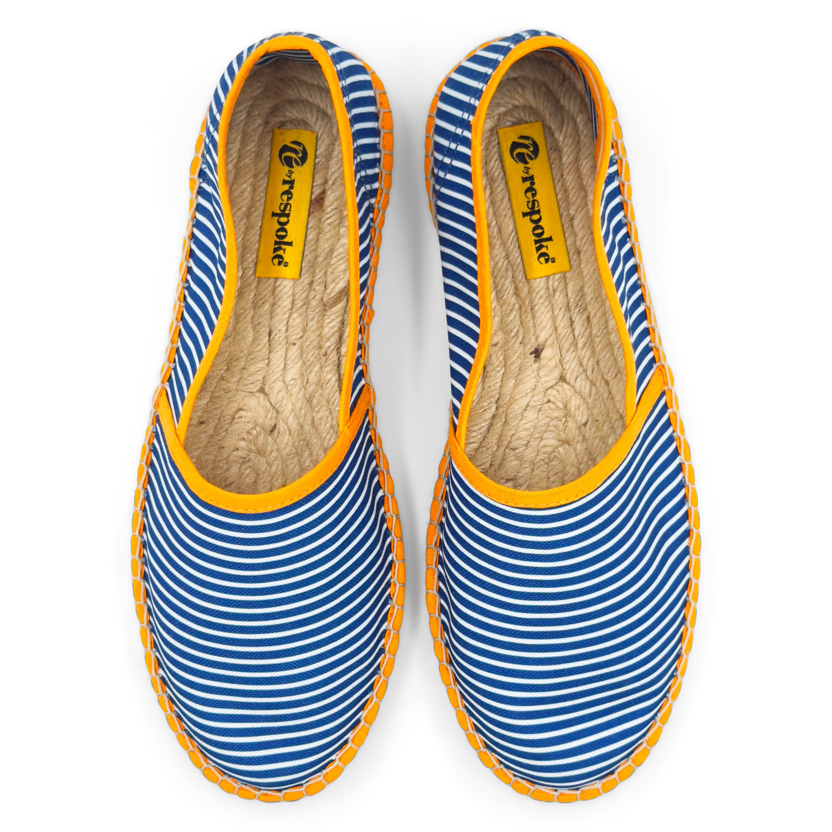 Re By Respoke Blue Pin Stripe Classic Espadrilles