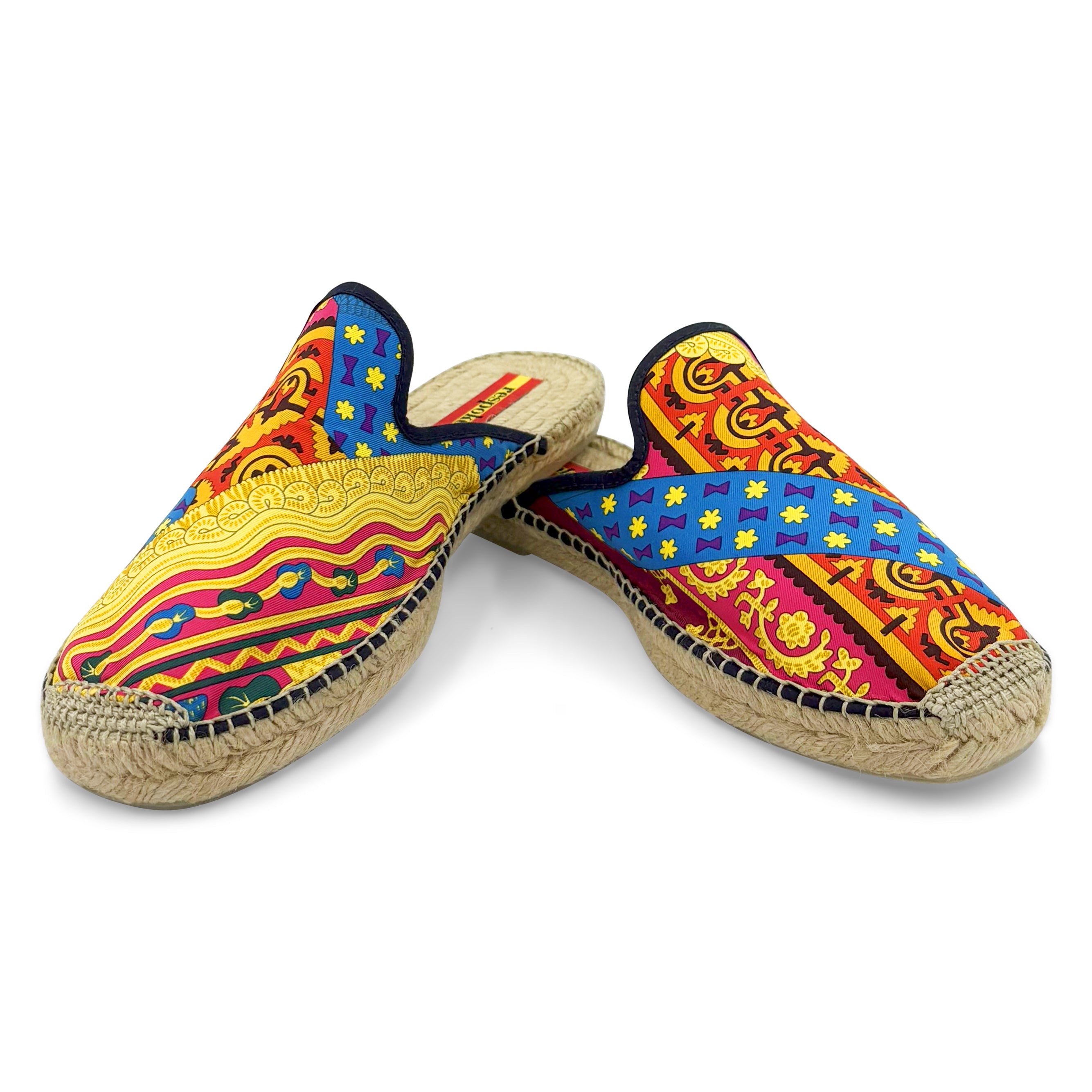JOSÉ ANTONIO Red Mule Espadrilles
