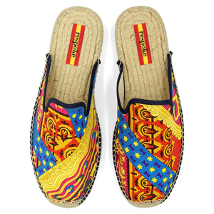 JOSÉ ANTONIO Red Mule Espadrilles
