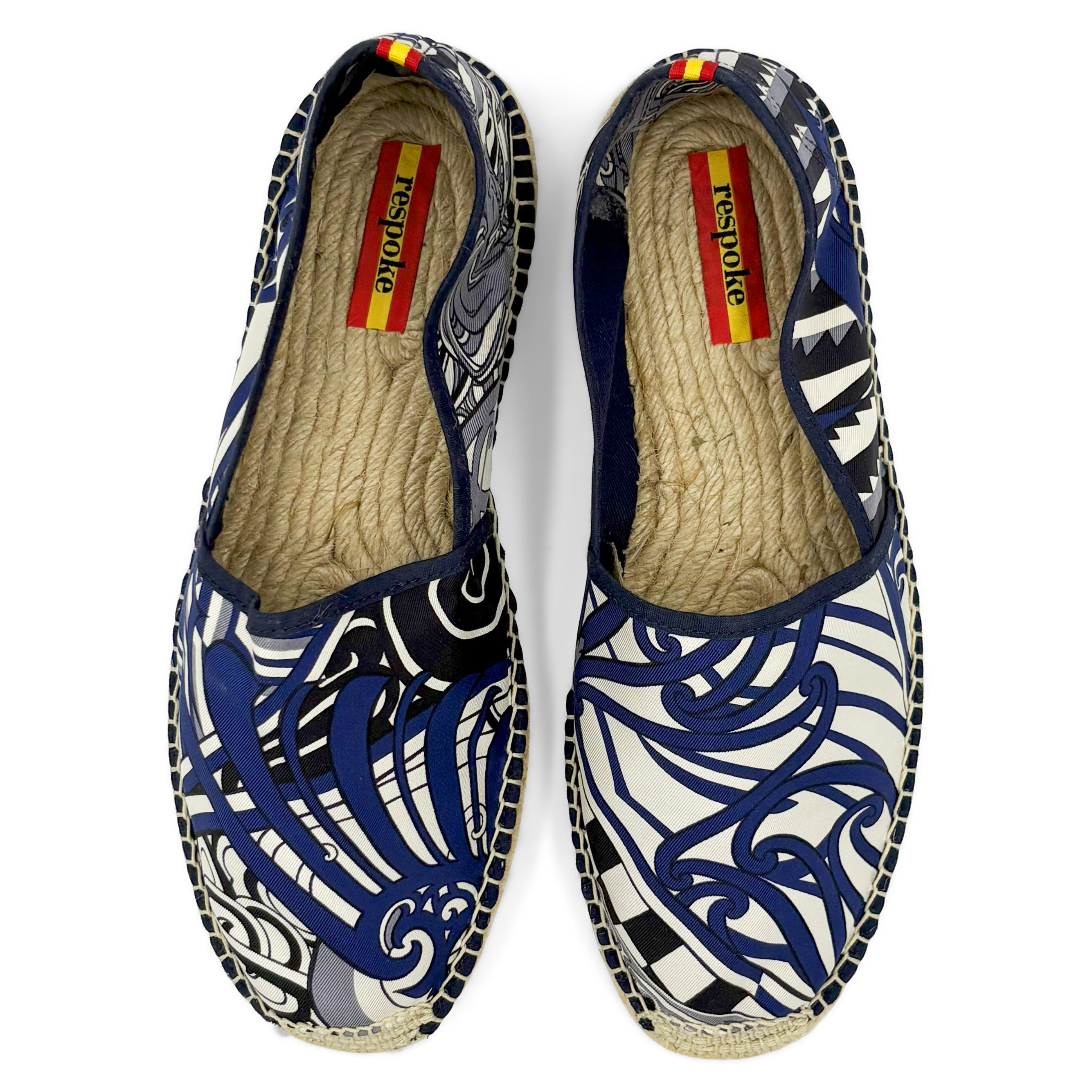 KAWA Blue Classic Espadrilles