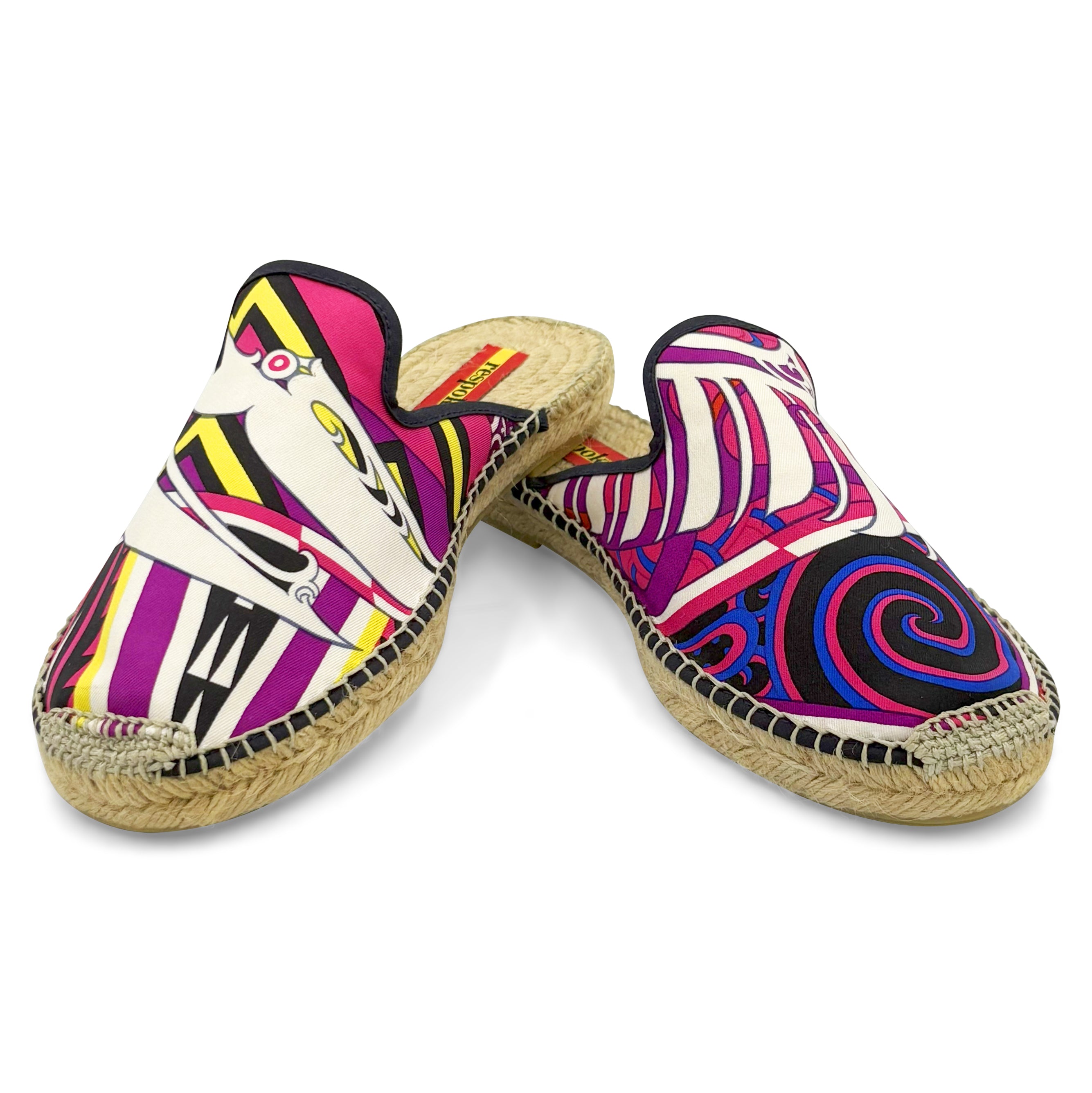 KAWA Fuchsia Mule Espadrilles