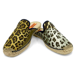 LEO Grey Mule Espadrilles