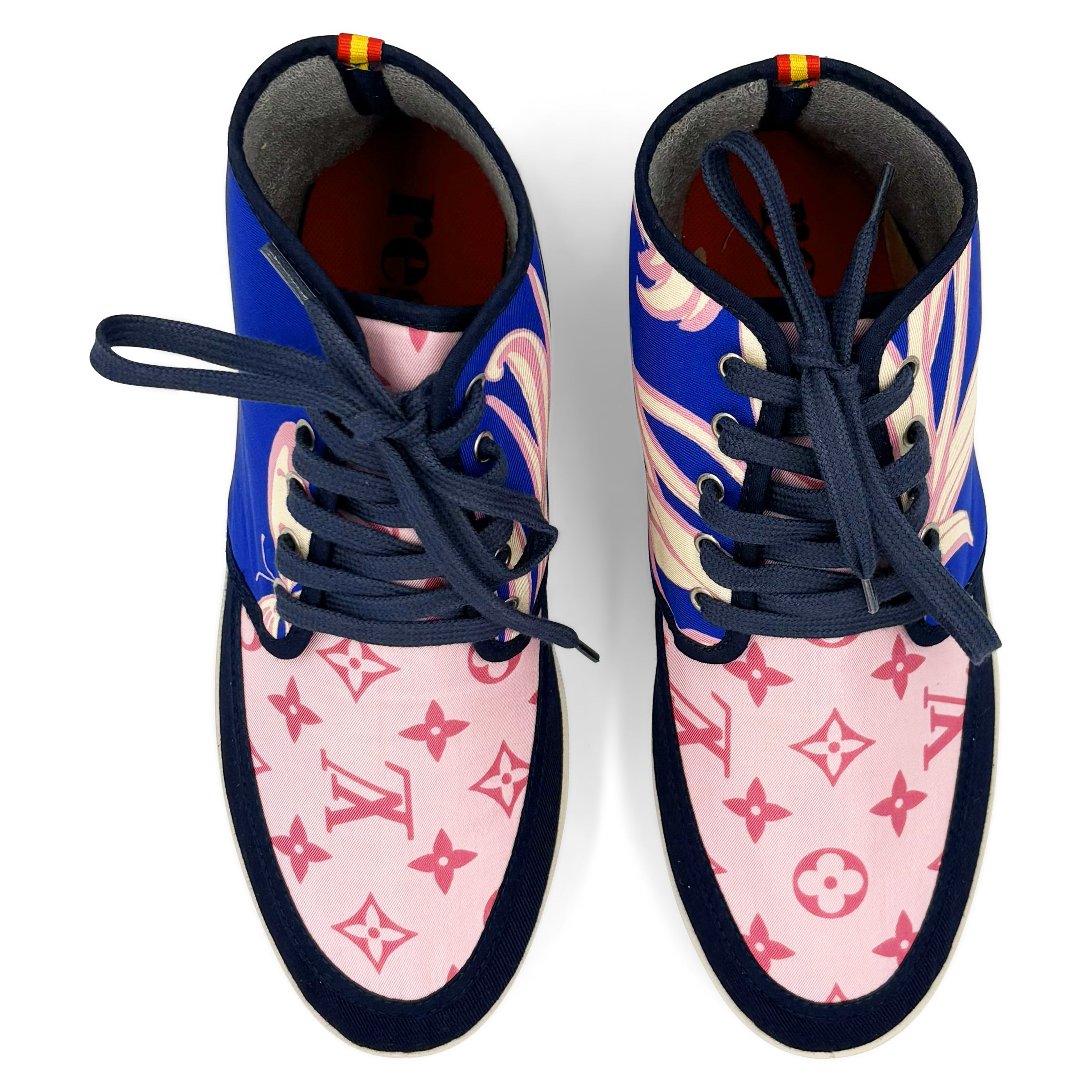 LOUIS CLEMENTE Pink Sport Hi-Top