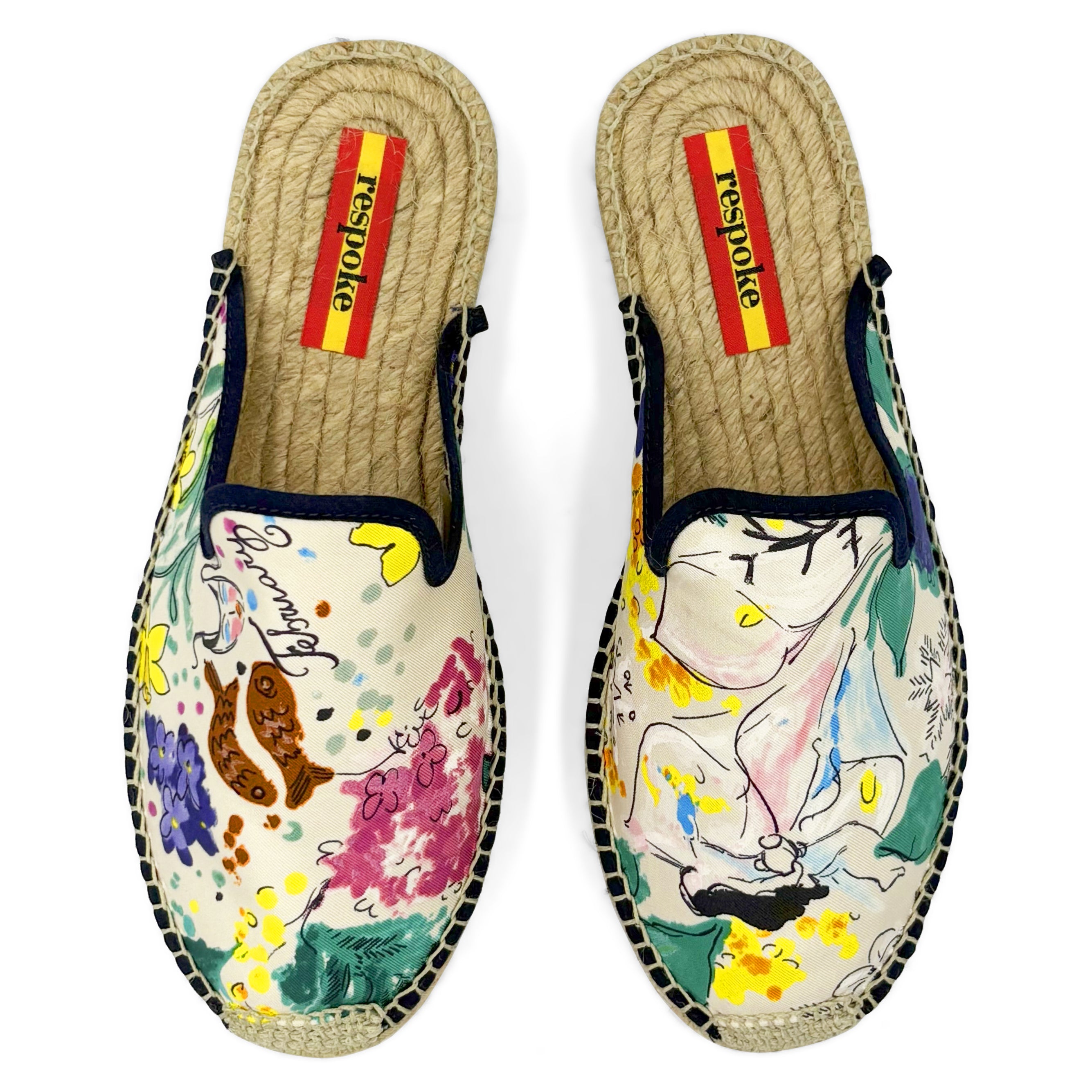 MESE White Mule Espadrilles