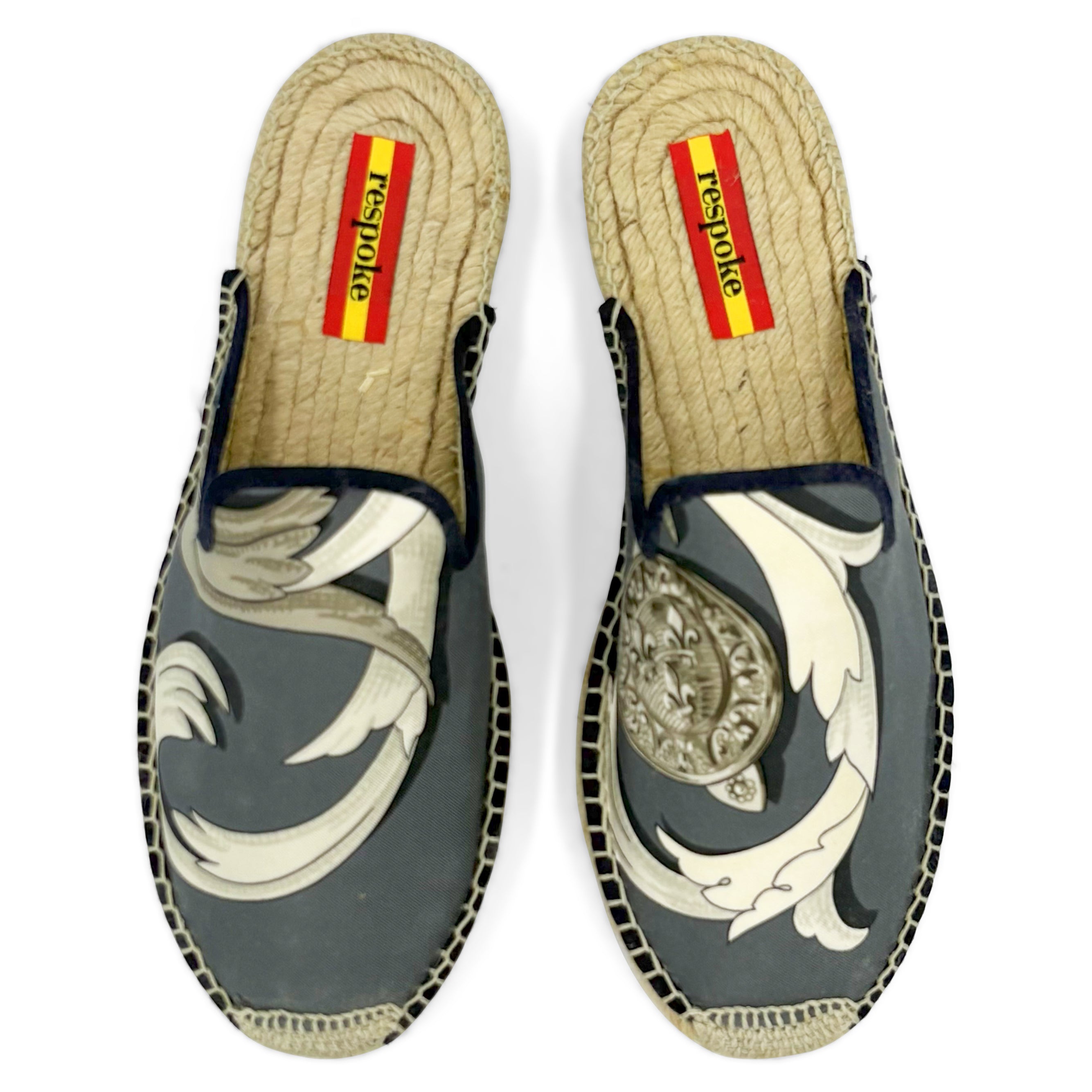 MORS Grey Mule Espadrilles