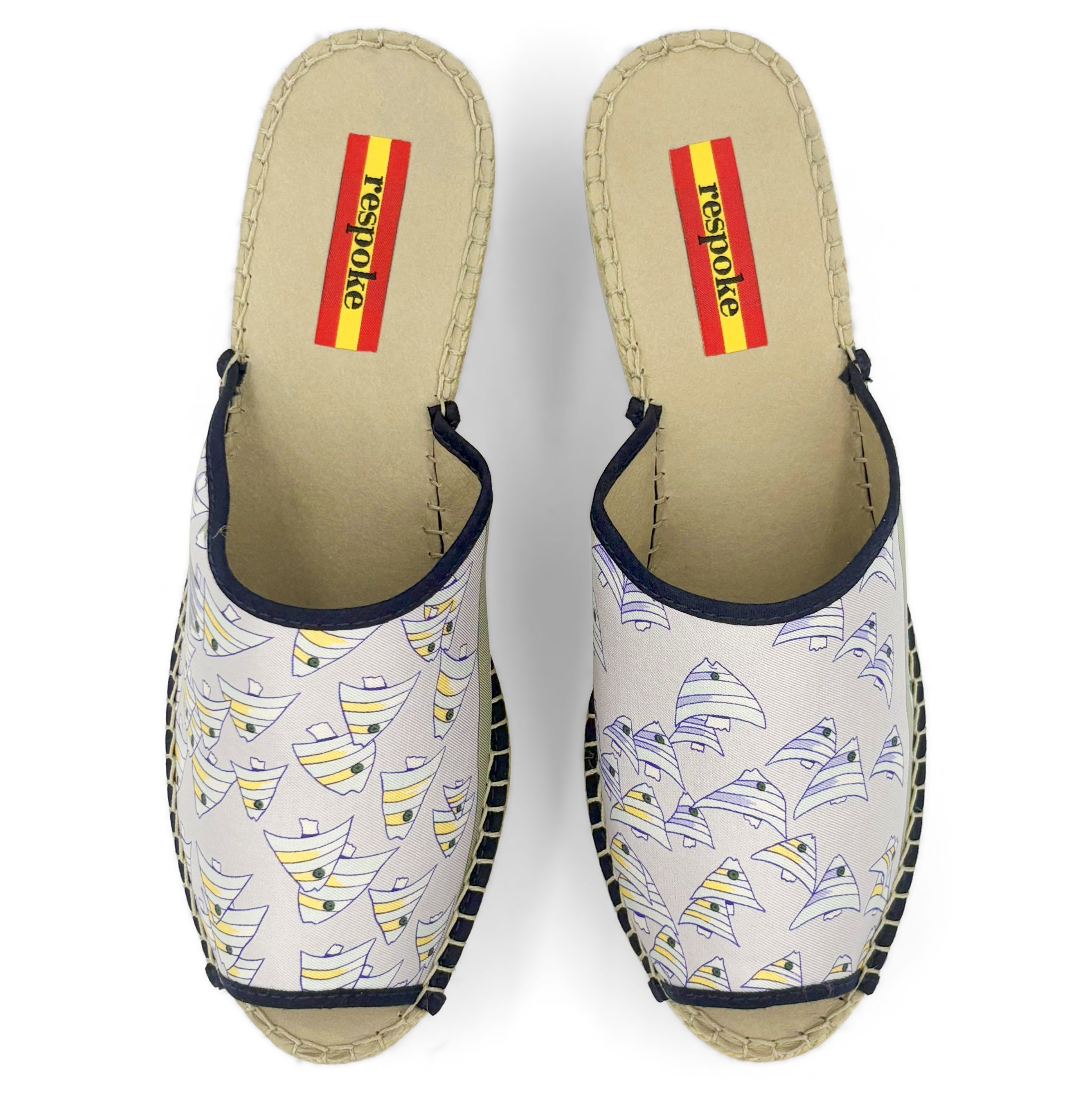 OCEANE Lilac Modern Wedge Espadrilles