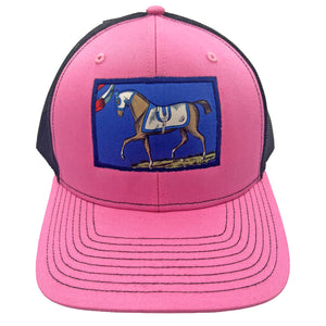 Ball Cap Equestrian - Pink / Black