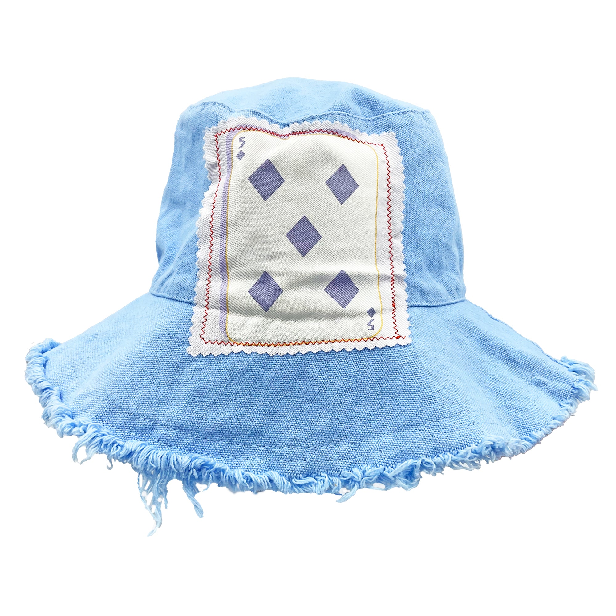 FIVE OF DIAMONDS Light Blue Bucket Hat