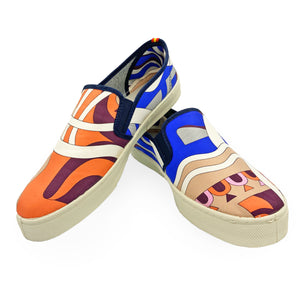 GONZALO orange/purple sneaker