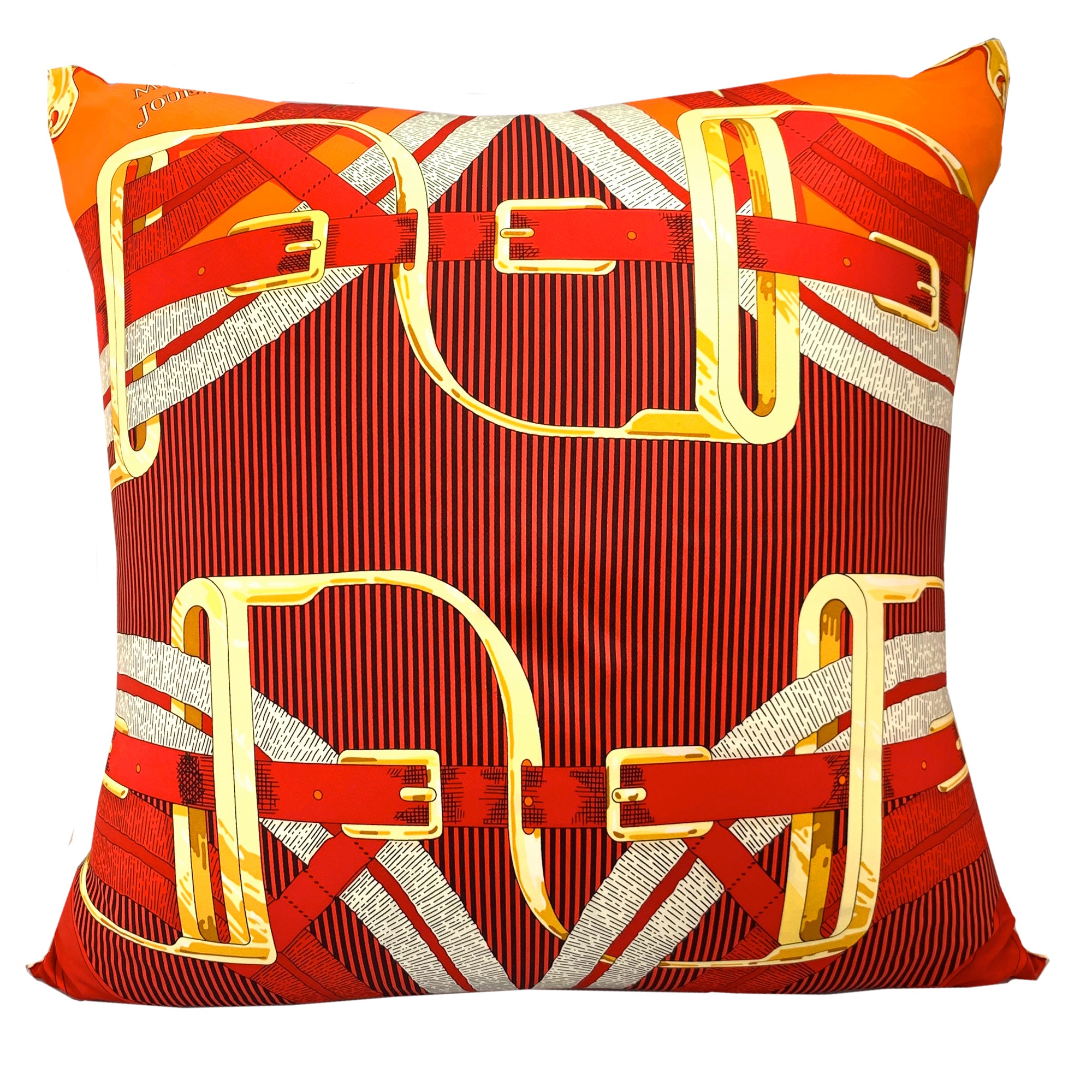 JOUETS - Respoked Maroon Throw Pillow