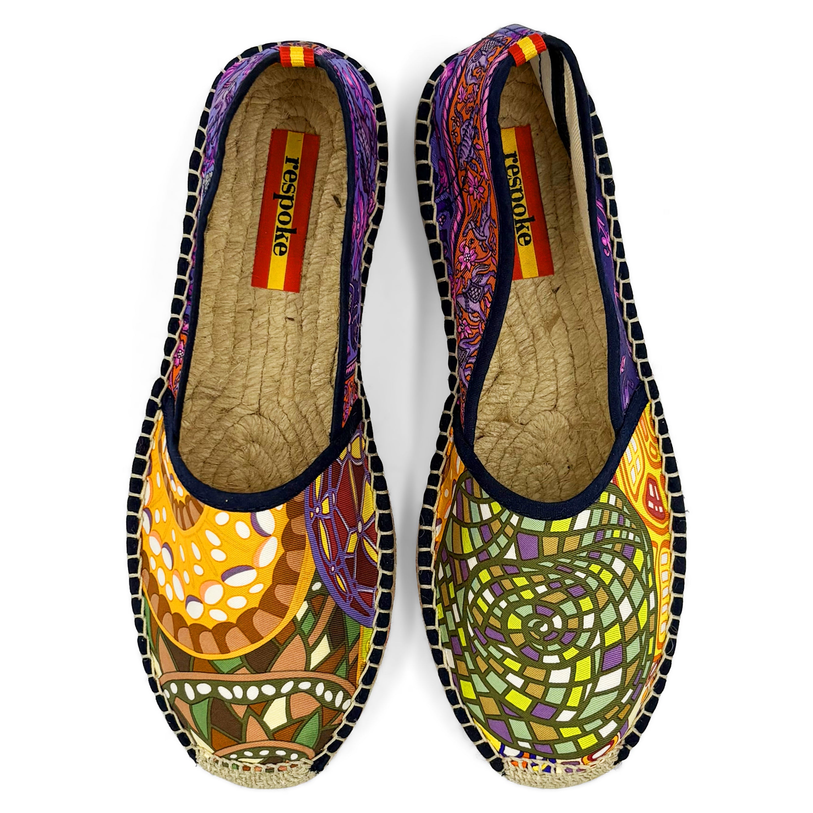 REVES CHASSE Purple Classic Espadrilles