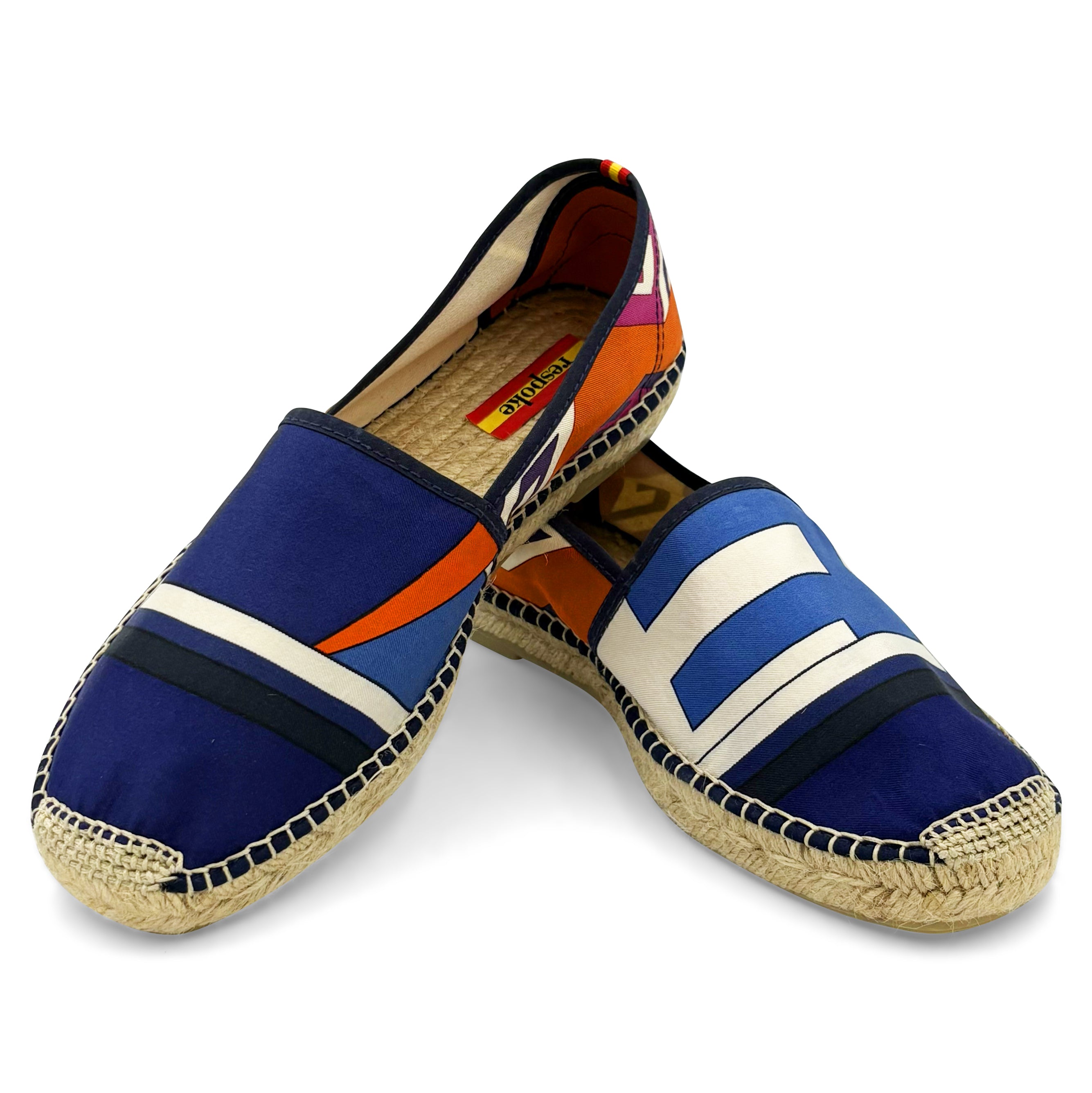 RIALTO GEO Orange Classic Espadrilles