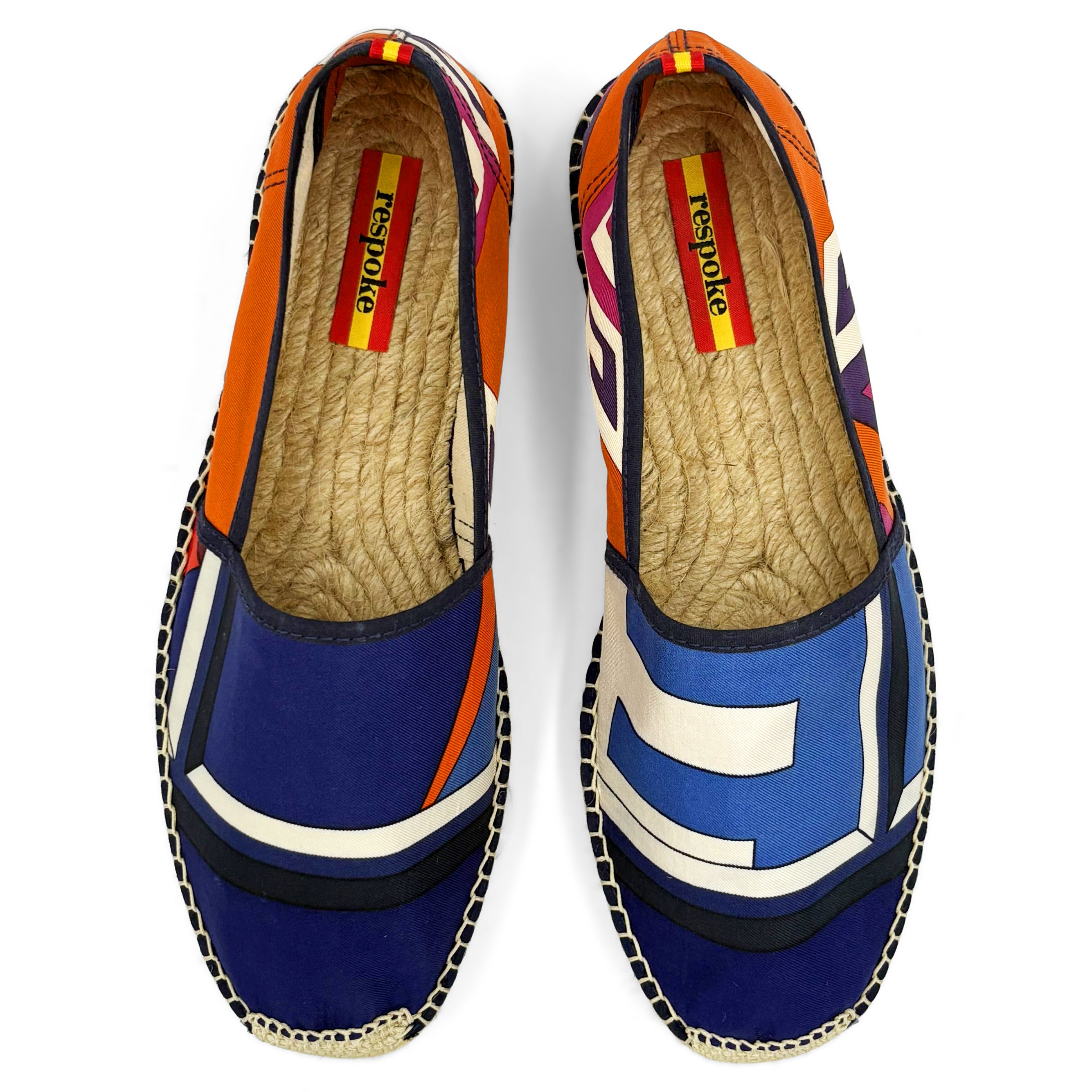RIALTO GEO Orange Classic Espadrilles