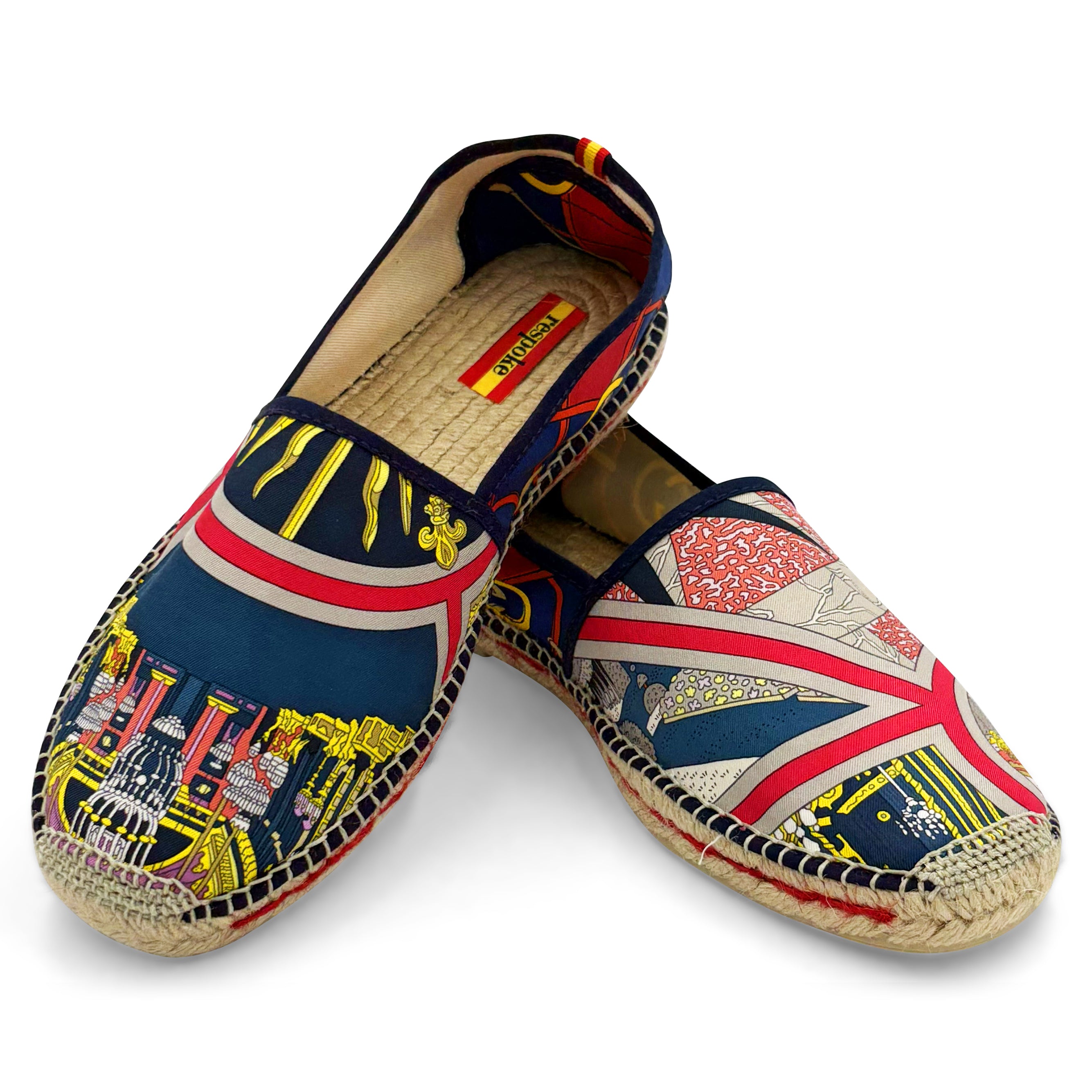 VERSAILLES RHOMBUS Red Classic Espadrilles