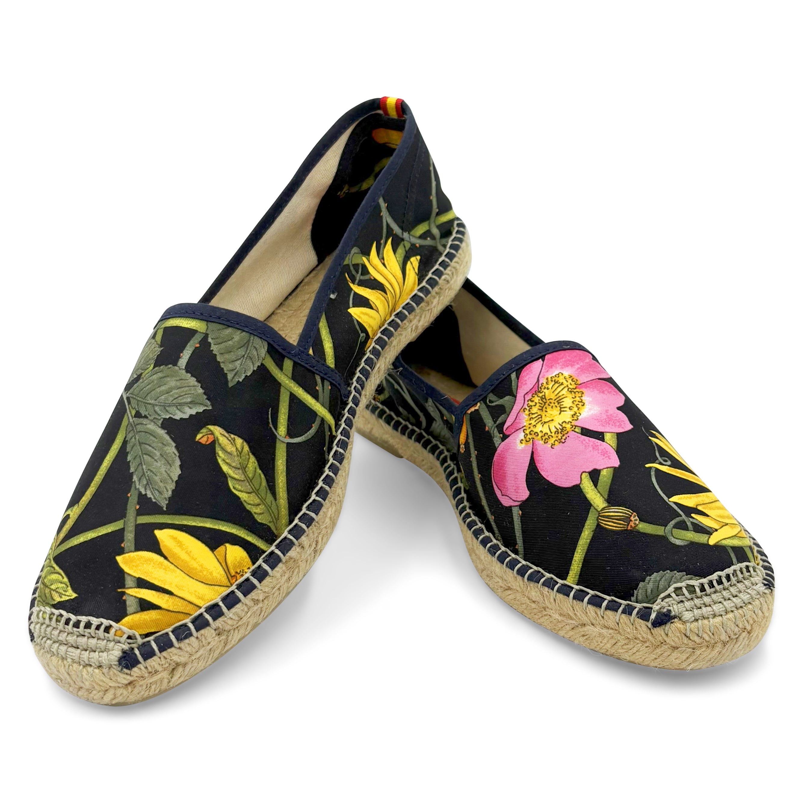 VIOLETA Black Classic Espadrilles