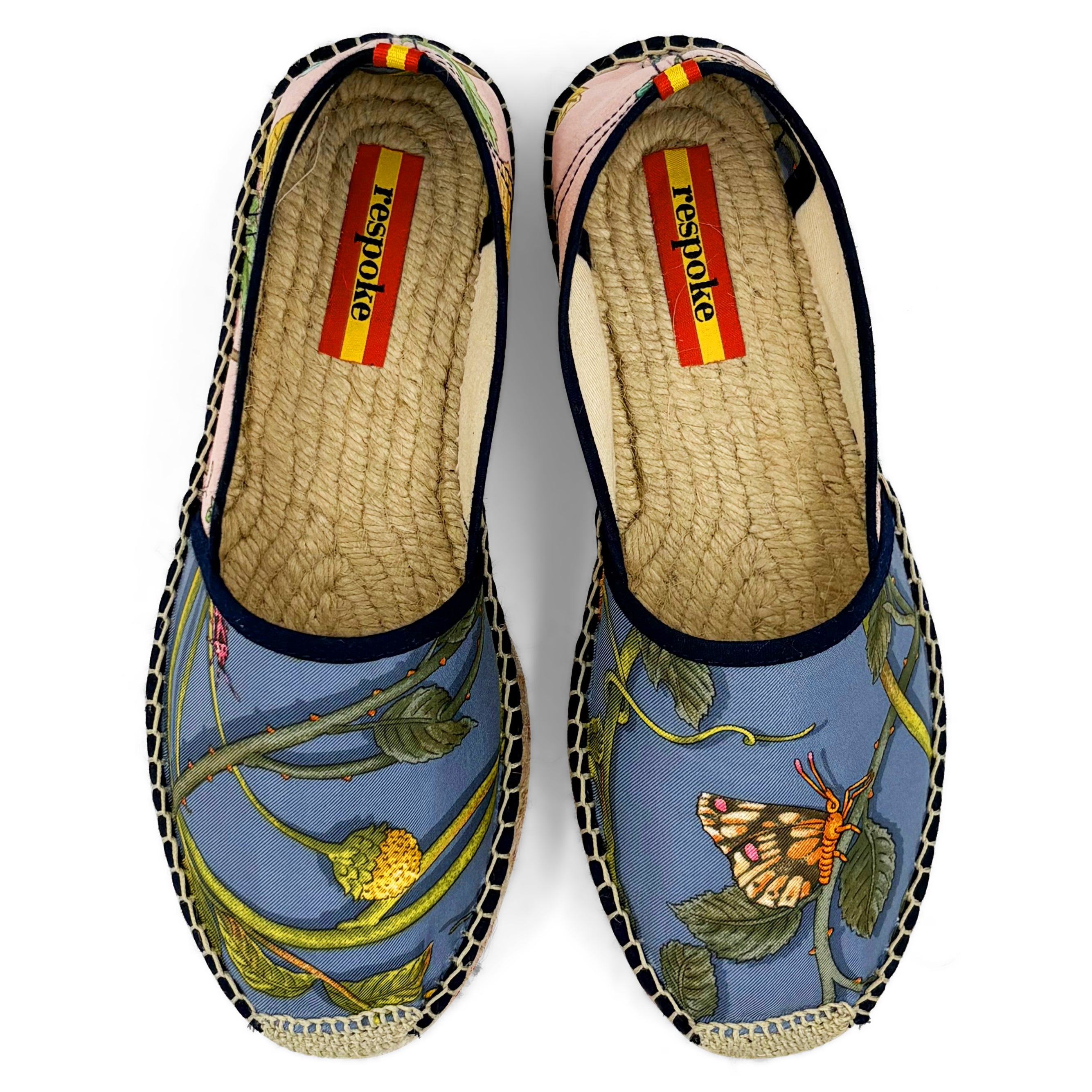 VIOLETA PANSHIE Navy Platform Espadrilles