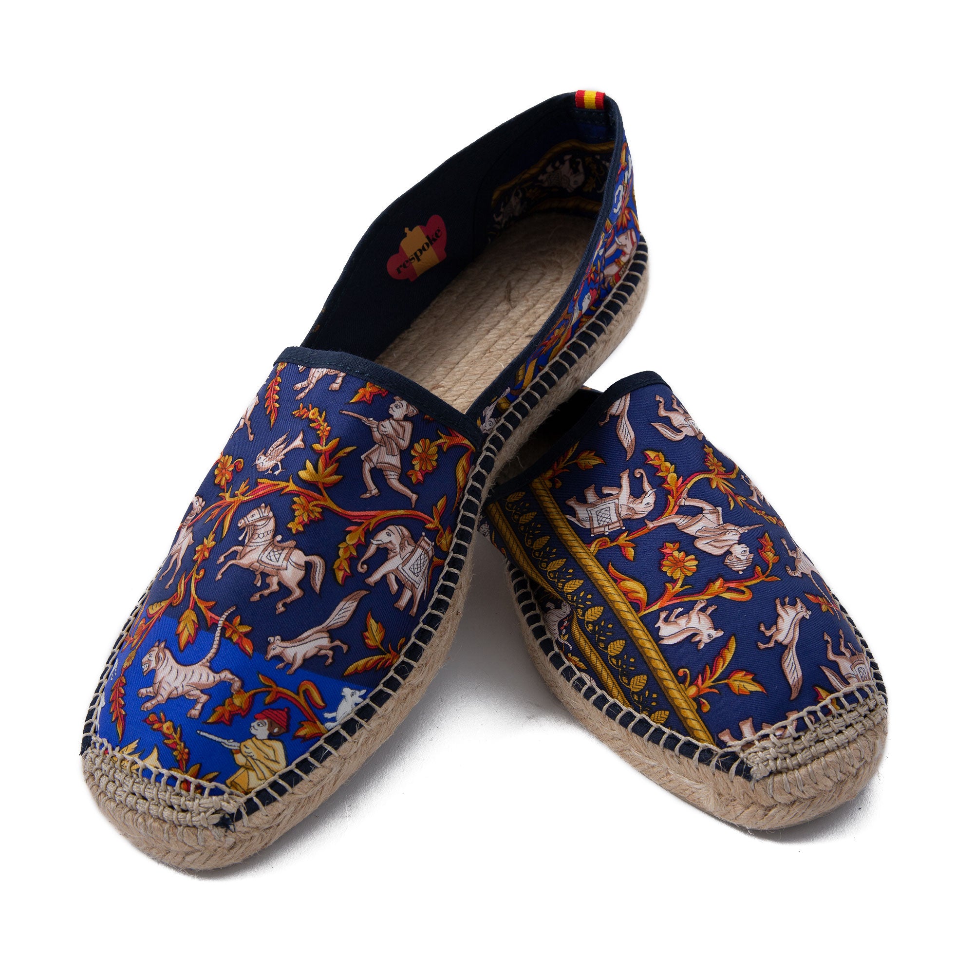 CHASSE Navy Classic Espadrilles