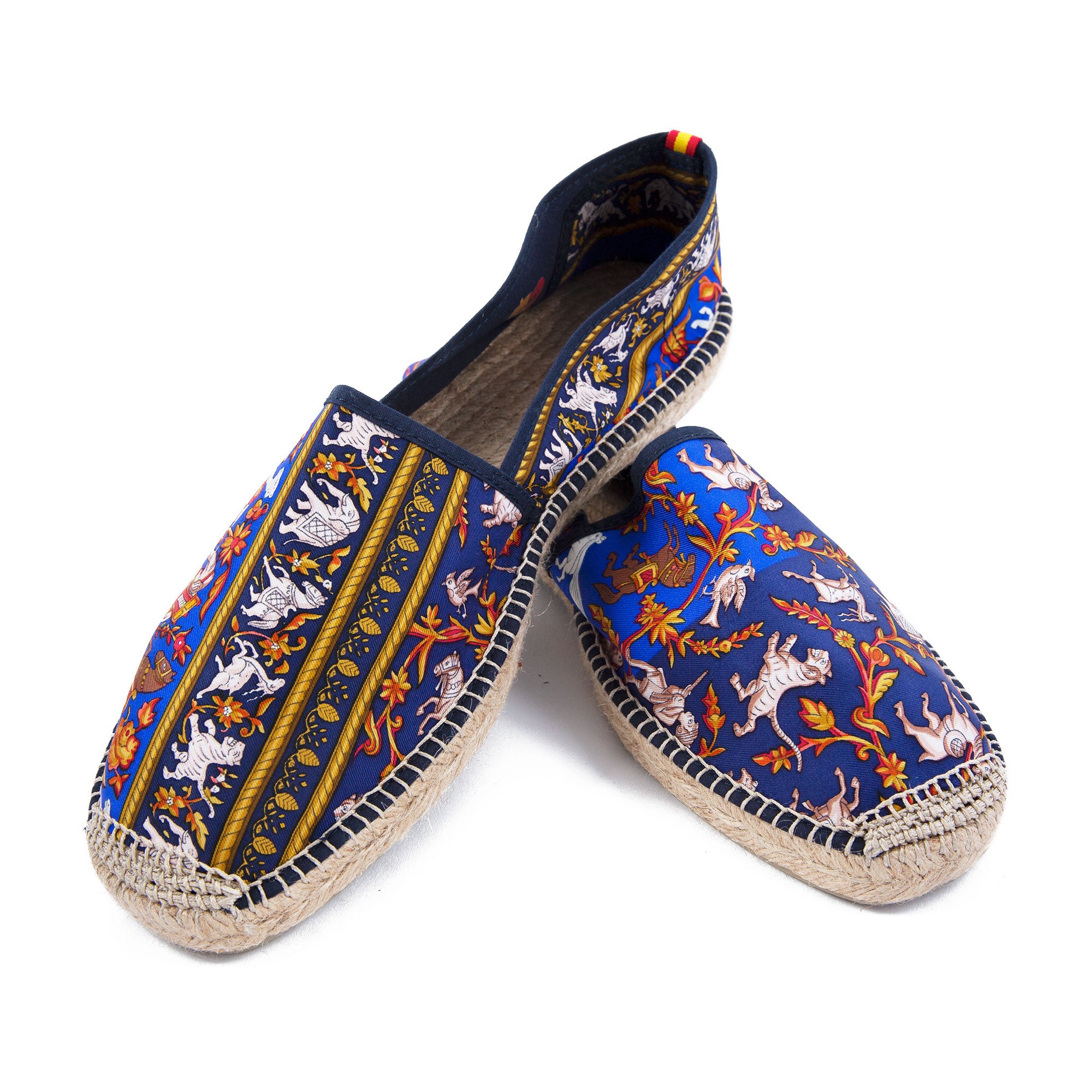 CHASSE Navy Classic Espadrilles