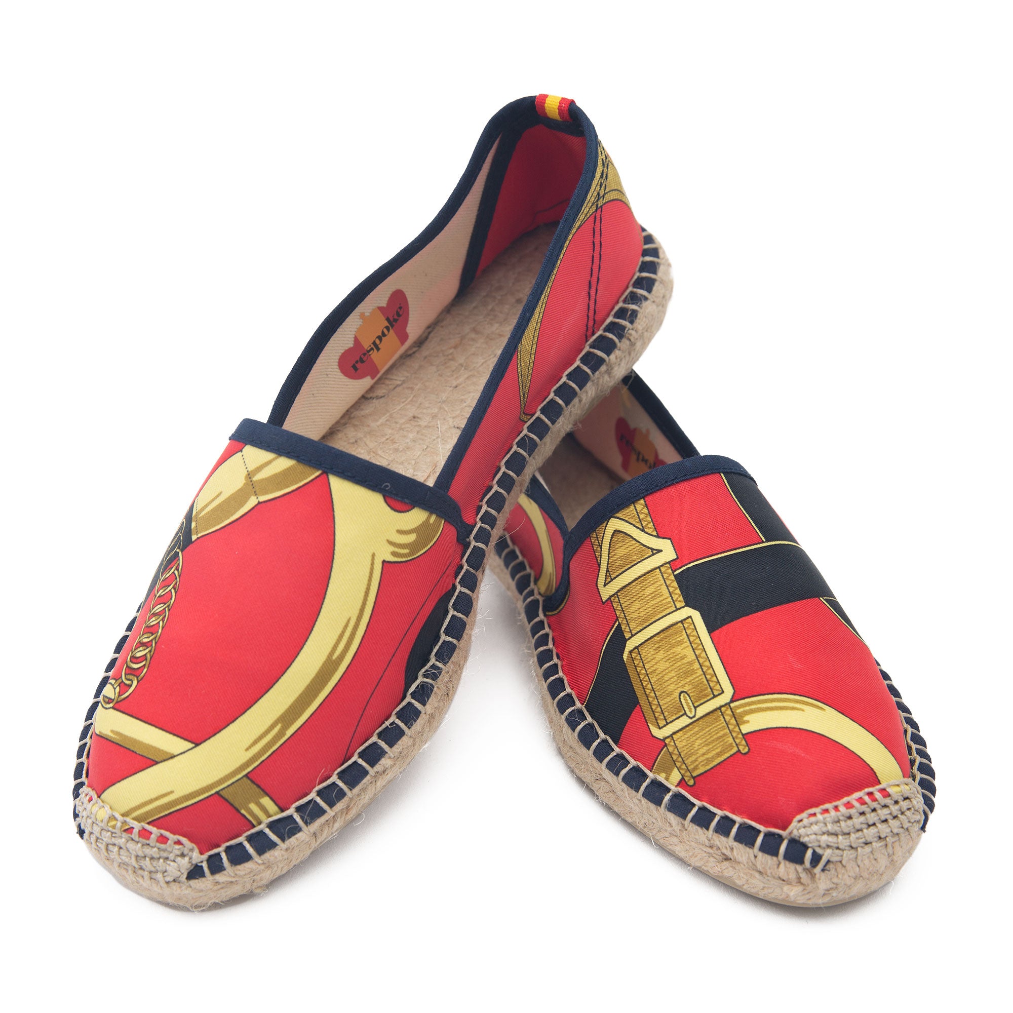 EPERON Red/Black Classic Espadrilles