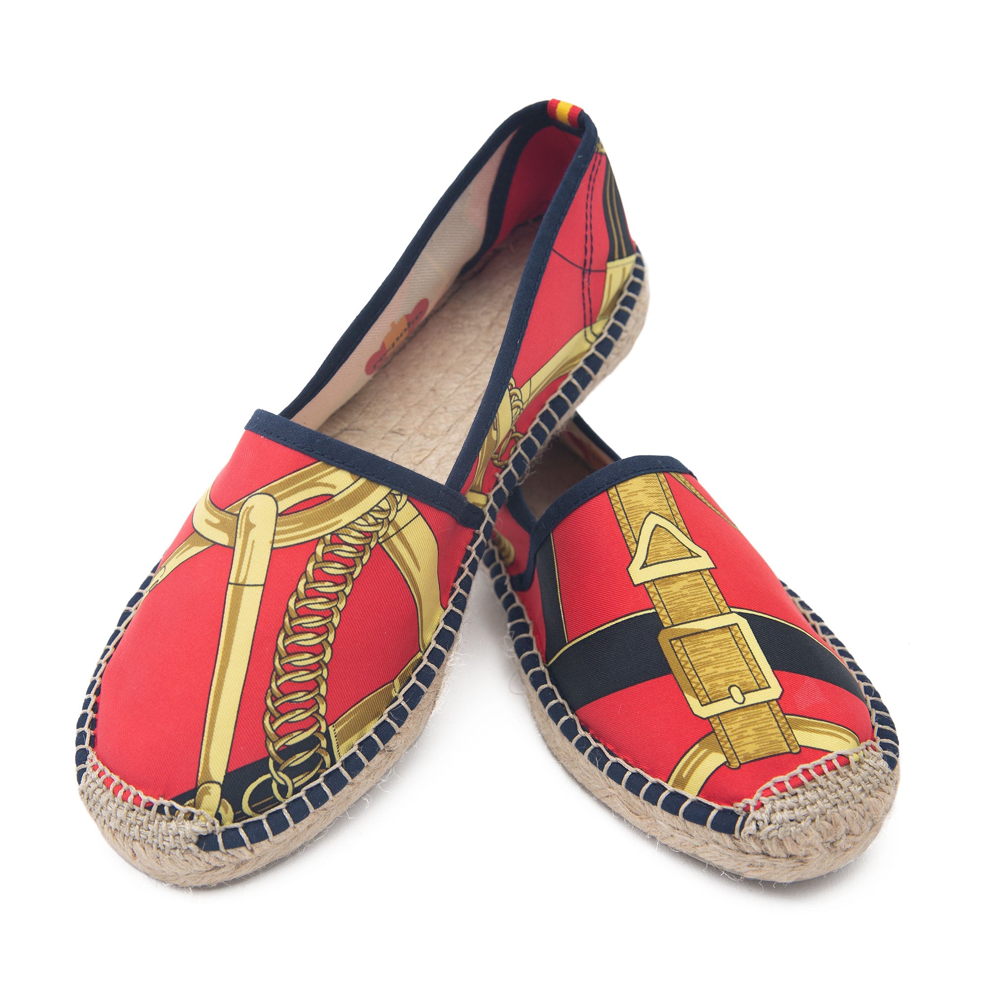 EPERON Red/Black Classic Espadrilles