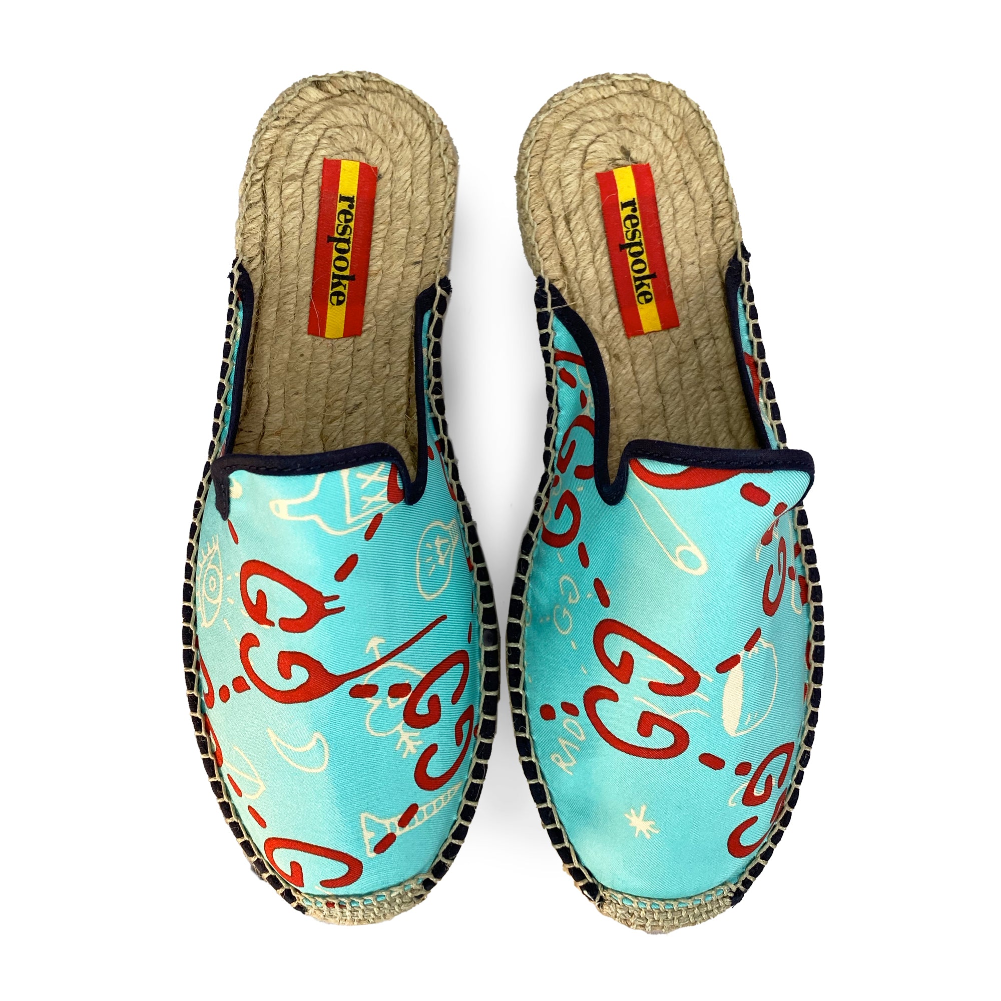 BELEN Turquoise Mule Espadrilles